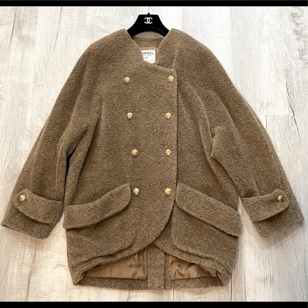 Chanel vintage Alpaca cocoon Croat